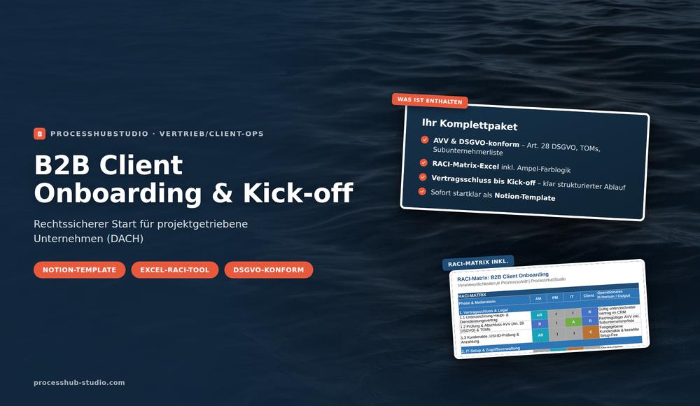 Client Onboarding und Kick-off – Produktcover