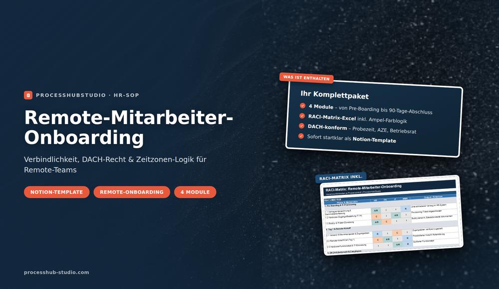 Remote-Mitarbeiter-Onboarding – Produktcover